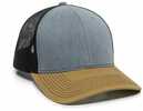 Outdoor Cap Heathered Grey/black/old Gold Hat Size A