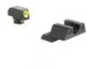 Trijicon HD Tritium Sight GLK 42 Yellow Outline Night Sights GL113-C-600784