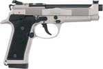Beretta 92X Performance Semi-Auto Pistol 9mm Luger 4.9" Barrel 1-15 Rd Mag Rubber Grips Black/Silver Finish 