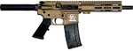 Great Lakes Firearms and Ammo GLFA AR15 Pistol Semi Automatic .223 Wlyde 7" Barrel (30) 1 Capacity Polymer Grip Colored Finish
