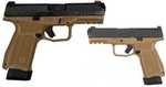 Global Ordnance Arex Delta M Semi-Auto Pistol 9mm Luger 4" Barrel (1)-15Rd, (1)-17Rd Mags Optic Ready Black Nitride Slide Flat Dark Earth Polymer Finish