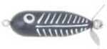 Pradco Lures Heddon Baby Torpedo 3/8 Black/White Ribs Md#: X0361XBW