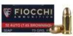 32 ACP 50 Rounds Ammunition Fiocchi Ammo 73 Grain Full Metal Jacket