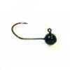 H&H Lure H&H Ball Jig Hd 1/8 10bg-Blk 12