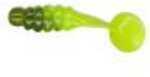 Charlie Brewer Crappie Grub 1" 20bg Watermelon Chartreuse