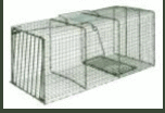 Duke HD X-Large Heavy Duty Single Door Cage Live Trap Steel Green 36" x 15" x 14" Coon