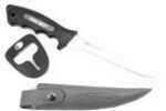 Eagle Claw Fishing Tackle 6.25" Soft Handle Filet Knife With Sheath & Sharpener, Stainless Steel Md: Eck6