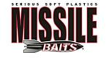 Missile Baits Baby D Bomb 3.65In 7 Bag Black Red Flake Model: MBBD365-BLKR