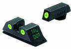 Mako Group Mepro Night Sights for Glock 9/357/45g Green/Green Fixed ML10224