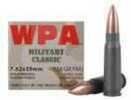 7.62X39mm 20 Rounds Ammunition Wolf Performance Ammo 124 Grain Full Metal Jacket