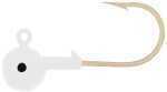 H&H Lure H&H Round Jig Head 1/4 10pk White Md#: R1410-02