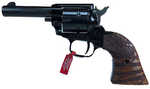 Heritage Barkeep 22LR revolver, 3 in barrel, 6 rd capacity, black oxide, Custom 1776 Flag Wood finish