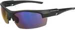 Crossfire Fire Streak Premium <span style="font-weight:bolder; ">Shooting</span> <span style="font-weight:bolder; ">Glasses</span> Black/Blue Mirror
