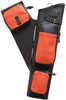 Neet NT-2300 Leather Target Quiver Black with Orange Pockets RH  