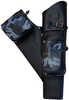 Neet NT-2100 Leather Target Quiver Black with Blue Camo Pockets RH  