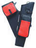 Neet NT-2100 Leather Target Quiver Black with Orange Pockets RH  