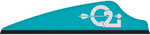 Q2i Archery-Quadel Industries Fusion X-II SL Vanes Teal 1.75 in. 100 pk.  