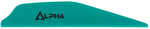 Bohning Alpha Vanes Teal 100 pk. Model: 101062TL28