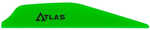 Bohning Atlas Vanes Neon Green 100 pk. Model: 101072NG28