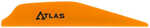 Bohning Atlas Vanes Neon Orange 100 pk. Model: 101072NO28