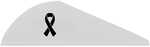Bohning Blazer Vanes Awareness White 36 pk. Model: 10831BCWH2