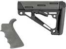 Hogue OverMolded AR-15 Kit Gray w/ Grip and Buttstock 