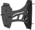 Skull Hooker Corner Shoulder Mount Black 