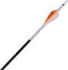 New Archery Products Quikfletch QuickSpin Fletch Rap White and Orange 2 in.  