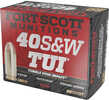 Fort Scott Munition Pistol Ammo 40 S&W 125 gr. TUI 20 rd. Model: 400-125-SCV