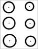 Gunstar Magnum Target Reticle Set Black Model: 1402702