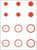 Gunstar Mongo Target Reticle Set Orange Model: 1402709