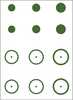 Gunstar Pro Series Mongo Reticle Set Green