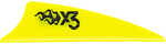 Bohning X3 Vanes Neon Yellow 1.75 in. 100 pk. Model: 101052NY175
