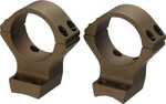 Browning X-Bolt Integrated Scope Rings Burnt Bronze 30mm Medium Model: 12535