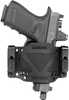 Limbsaver Cross-Tech Holster Compact Black Leather Clip-On