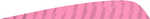 Gateway Parabolic Feathers Barred Flo Pink 4 in. LW 50 pk.  