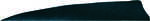 Gateway Shield Cut Feathers Black 4 in. LW 50 pk.  