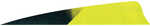 Gateway Shield Cut Feathers Kuro Lemon Lime 4 in. LW 50 pk.  