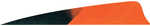 Gateway Shield Cut Feathers Kuro Tangerine 4 in. LW 50 pk.  