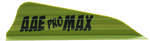 AA&E Leathercraft Pro Max Vanes OD Green 1.7 in. 100 pk.  