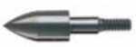 SAUNDERS ARCHERY COMPANY Screw-In Bullet Point 21/64 125 Grains 100/pk 24280