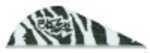 Bohning Archery Blazer Tiger Stripe Vanes 2 White 36/pk. 28498