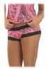 Webers Camo Leather Goods Naked North Pink Lace Boy Short Pantie XL 35490