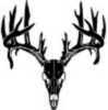 LVE HUNTING DECALS LLC Double Drop Skull Standard White 58100