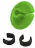 October Moutain String Love Kisser Button 2.0 9/16" Flo. Green 25pk. 60784