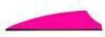 Q2i Archery / Quadel Industries Fusion X-II Vanes Pink 2.1 in. 100 pk. Model: Q2i5045