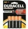 Duracell Coppertop Battery AA 4 pk. Model: 041333415017