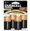 Duracell Coppertop Battery C 4 pk. Model: MN1400R4ZX17