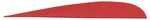 Gateway Parabolic Feathers Red 4 in. RW 100 pk. Model: 400RPSRR-100