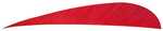 Trueflight Parabolic Feathers Red 4 in. RW 100 pk. Model: 11503